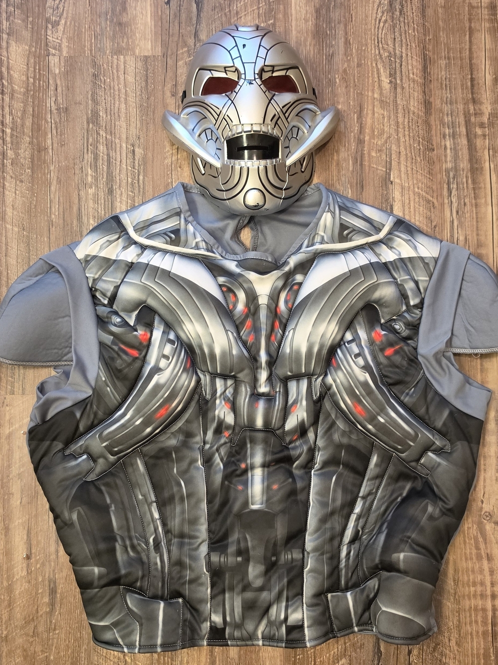 Marvel Avengers: Age of Ultron Costume Muscle Top & Mask Set Kids Size Extra XL